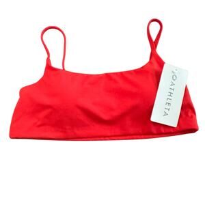 Athleta Scoop Bikini Top A-C Cups Orange M 477004